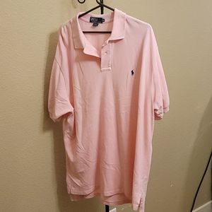 Pink polo by ralph lauren. XXL. 100% cotton